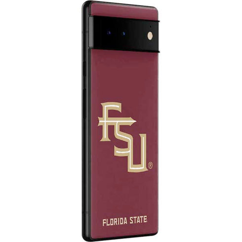 Florida State FSU Seminoles Maroon Google Pixel 6 Skin
