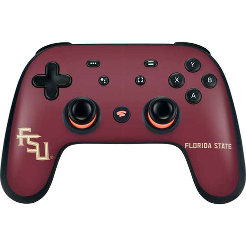 Florida State FSU Seminoles Maroon Google Stadia Controller Skin