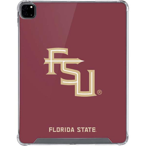 Florida State FSU Seminoles Maroon iPad Pro 12.9in (2020) Clear Case
