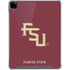Florida State FSU Seminoles Maroon iPad Pro 12.9in (2020) Clear Case