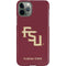 FSU Seminoles Maroon iPhone 11 Pro Lite Case