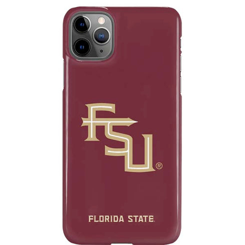 FSU Seminoles Maroon iPhone 11 Pro Max Lite Case