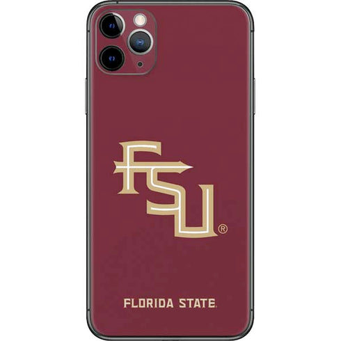 FSU Seminoles Maroon iPhone 11 Pro Max Skin