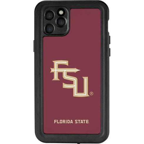 FSU Seminoles Maroon iPhone 11 Pro Max Waterproof Case