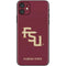 FSU Seminoles Maroon iPhone 11 Skin