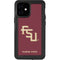 Florida State FSU Seminoles Maroon iPhone 12 Mini Waterproof Case