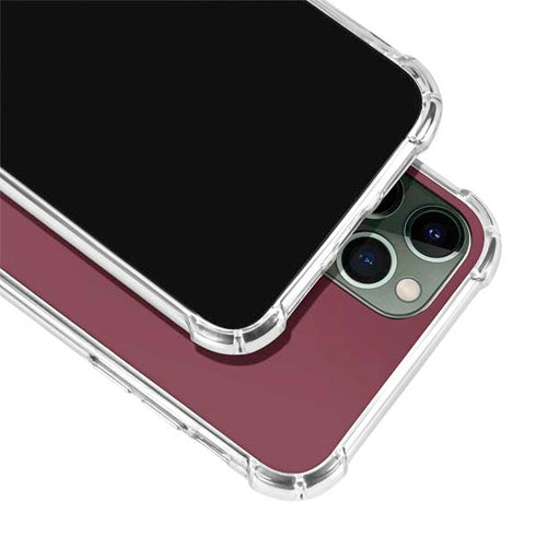 Florida State FSU Seminoles Maroon iPhone 12 Pro Clear Case