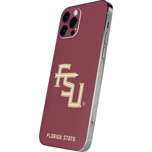 Florida State FSU Seminoles Maroon iPhone 12 Pro Skin