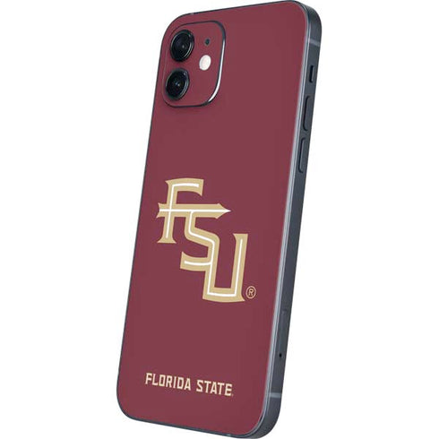 Florida State FSU Seminoles Maroon iPhone 12 Skin