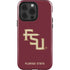 Florida State FSU Seminoles Maroon iPhone 15 Pro Impact Case
