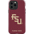 Florida State FSU Seminoles Maroon iPhone 15 Pro Max Impact Case