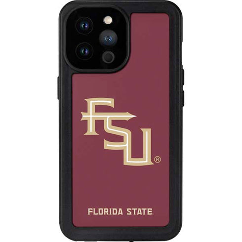 Florida State FSU Seminoles Maroon iPhone 14 Pro Max Waterproof Case