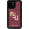 Florida State FSU Seminoles Maroon iPhone 14 Pro Max Waterproof Case