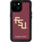 Florida State FSU Seminoles Maroon iPhone 15 Waterproof Case