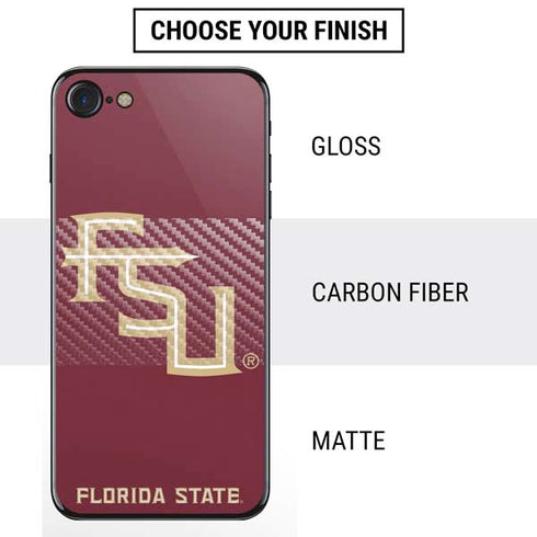 Florida State FSU Seminoles Maroon iPhone SE (2nd & 3rd Gen) Skin