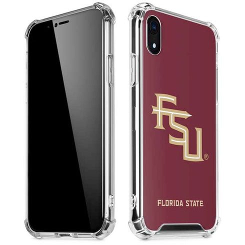Florida State FSU Seminoles Maroon iPhone XR Clear Case