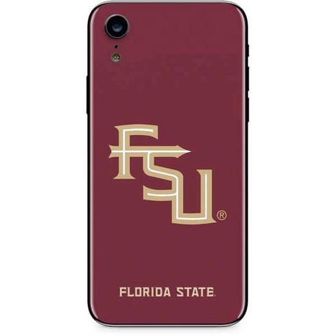 FSU Seminoles Maroon iPhone XR Skin