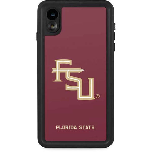 FSU Seminoles Maroon iPhone XR Waterproof Case