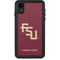FSU Seminoles Maroon iPhone XR Waterproof Case