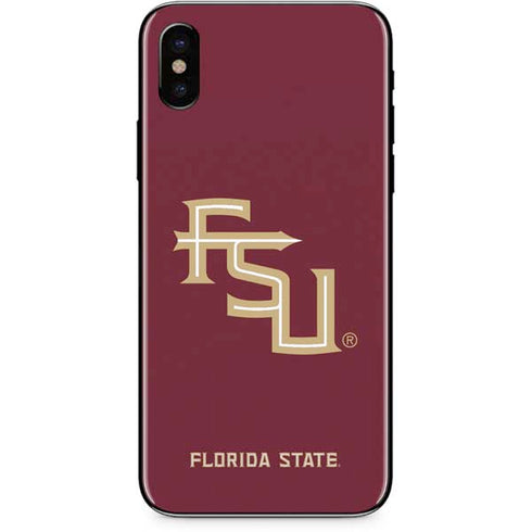 FSU Seminoles Maroon iPhone XS Max Skin