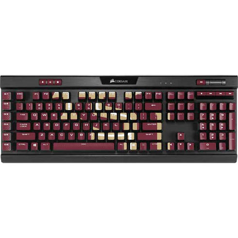Florida State FSU Seminoles Maroon K95 RGB PLATINUM Mechanical Gaming Keyboard Skin
