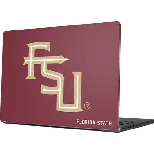 Florida State FSU Seminoles Maroon MacBook Pro 14in (2021-24) Skin