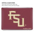 Florida State FSU Seminoles Maroon MacBook Pro 15in (2016-19) Case plus Skin