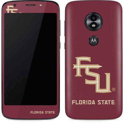 FSU Seminoles Maroon Moto E5 Play Skin