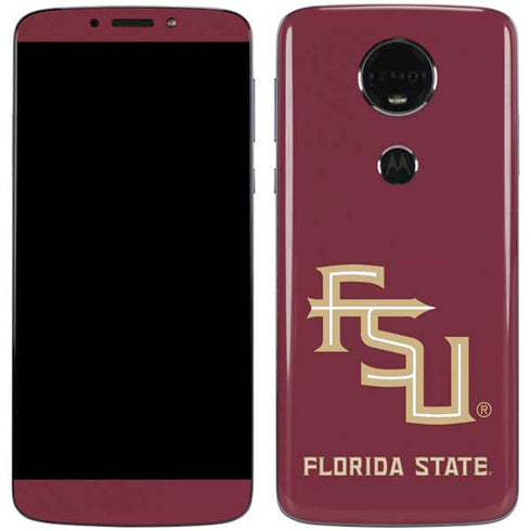 FSU Seminoles Maroon Moto E5 Plus Skin