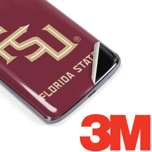 FSU Seminoles Maroon Moto E5 Plus Skin