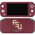 FSU Seminoles Maroon Nintendo Switch Lite Skin
