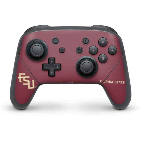 FSU Seminoles Maroon Nintendo Switch Pro Controller Skin