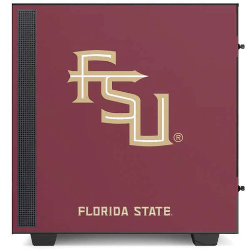 Florida State FSU Seminoles Maroon NZXT H510 Compact ATX Mid-Tower Case Skin