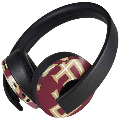Florida State FSU Seminoles Maroon PlayStation 4 Gold Wireless Headset Skin