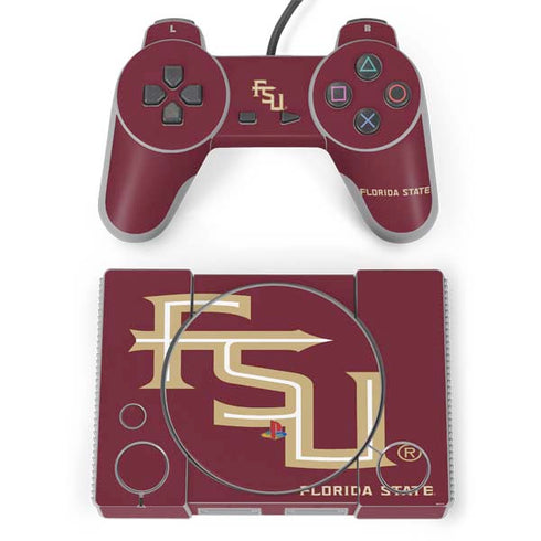 FSU Seminoles Maroon PlayStation Classic Bundle Skin