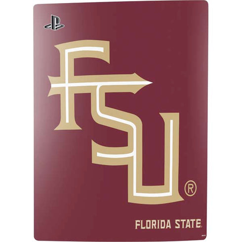 Florida State FSU Seminoles Maroon PS5 Digital Edition Console Skin