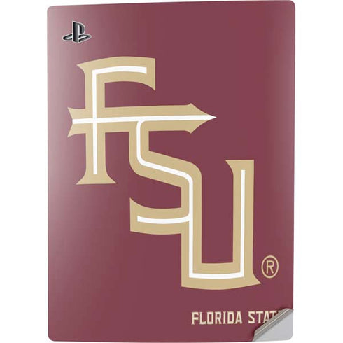 Florida State FSU Seminoles Maroon PS5 Digital Edition Console Skin