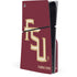 Florida State FSU Seminoles Maroon PS5 Slim Disk Console Skin