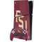 Florida State FSU Seminoles Maroon PS5 Slim Digital Edition Bundle Skin
