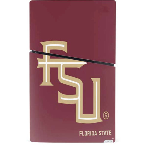 Florida State FSU Seminoles Maroon PS5 Slim Digital Edition Bundle Skin