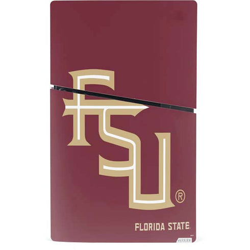Florida State FSU Seminoles Maroon PS5 Slim Digital Edition Console Skin