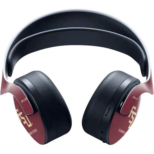 Florida State FSU Seminoles Maroon PULSE 3D Wireless Headset for PS5 Skin