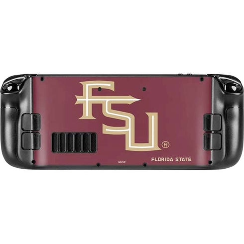 Florida State FSU Seminoles Maroon Steam Deck Handheld Gaming Computer Skin