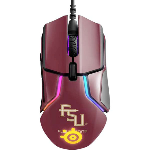 Florida State FSU Seminoles Maroon SteelSeries Rival 600 Gaming Mouse Skin