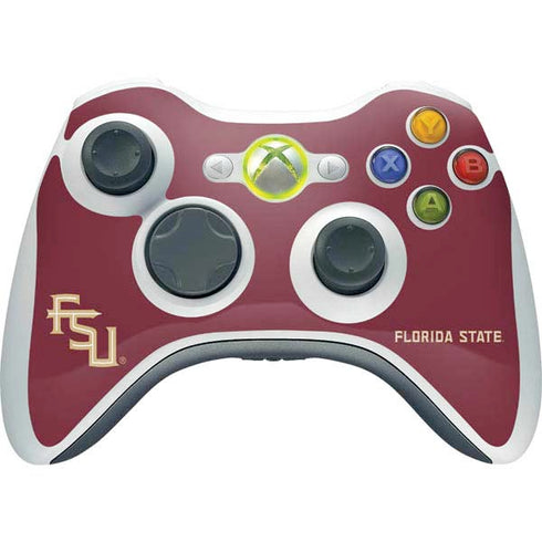FSU Seminoles Maroon Xbox 360 Wireless Controller Skin