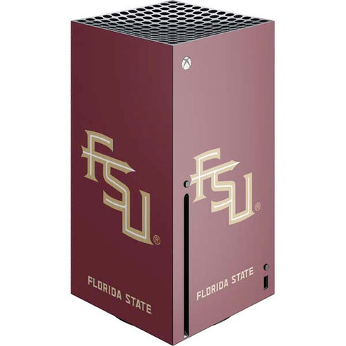 Florida State FSU Seminoles Maroon Xbox Series X Console Skin