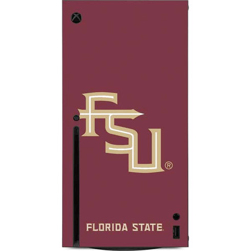 Florida State FSU Seminoles Maroon Xbox Series X Console Skin
