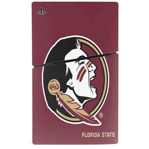 Florida State FSU Seminoles PS5 Slim Disk Console Skin