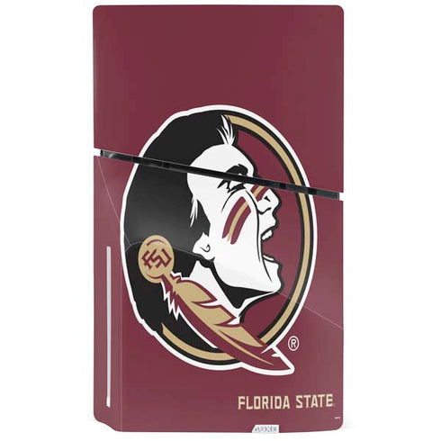 Florida State FSU Seminoles PS5 Slim Disk Console Skin