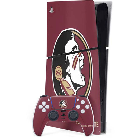 Florida State FSU Seminoles PS5 Slim Digital Edition Console Skin